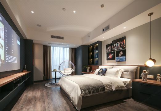 巢趣设计臻选美宿（番禺万达南村万博地铁站店）外景图