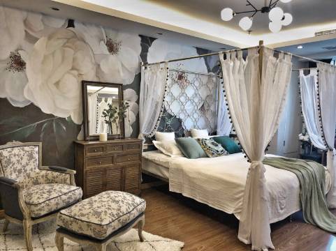 天津maison蔓上美宿(五大道小白楼地铁站店)