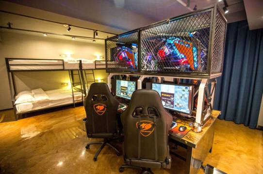 骨伽电竞宾馆(延吉恐龙王国市政府店)