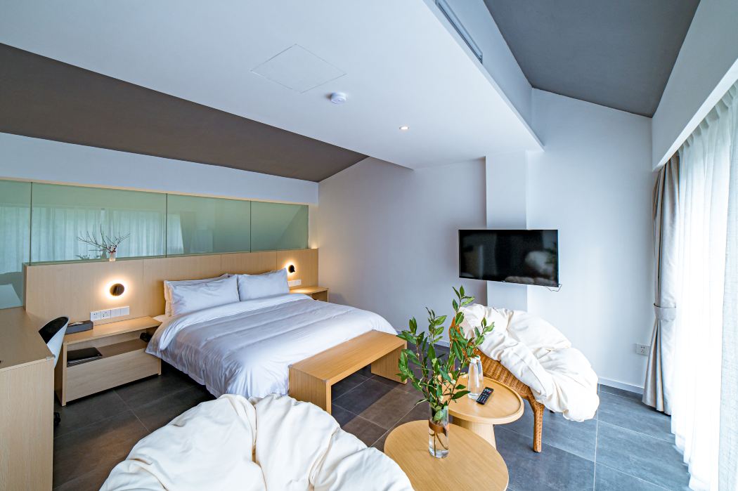 谷语区域林景露台双卧LOFT家庭套房 缩略图 2