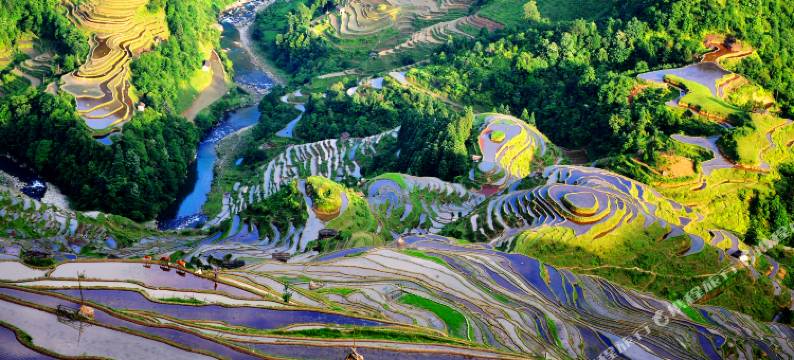 从江加榜梯田万隆庄客栈图片