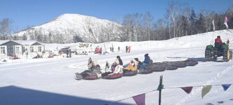 雪乡雪景客栈图片