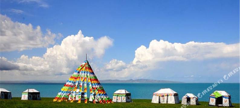青海湖天边牧人帐篷宾馆图片