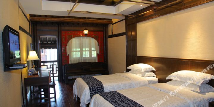 【乐享美食a】乌镇通安客栈1晚 西栅景区门票2张 后街酒家/将军府火锅