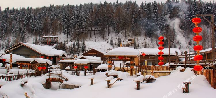 五常雪谷山川情驿站图片