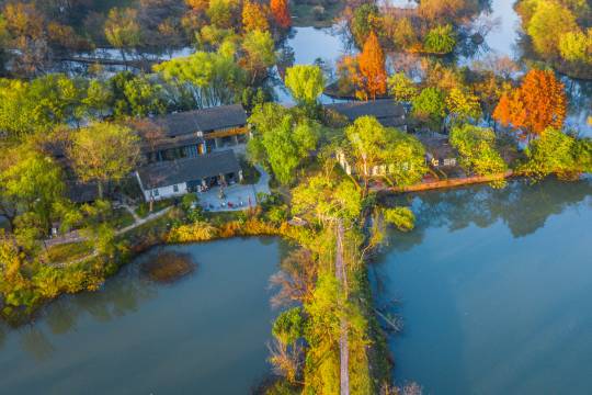 杭州西溪十里芳菲度假村落