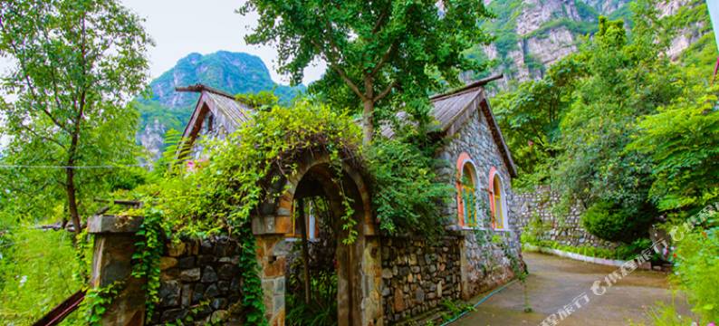 北京十渡人家陌上花开度假庭院图片