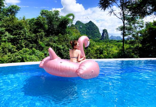 阳朔疏林听雨·网红牧场酒店（漓江店）外景图