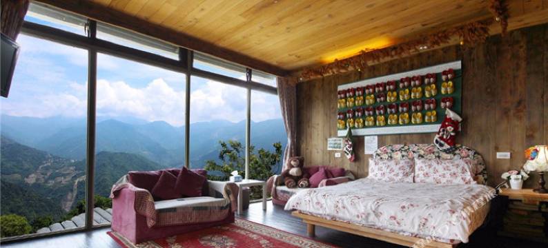 南投清境白熊屋图片