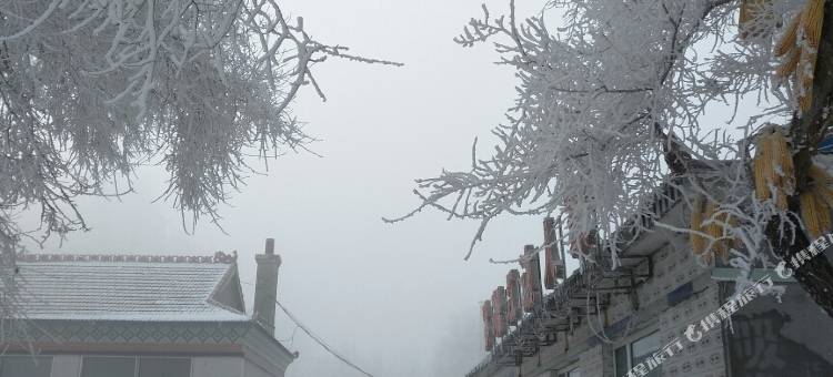 雾凇岛江边人家图片