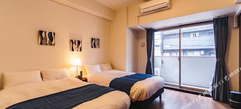 步行至心斋桥・难波・道顿堀！50㎡/宽敞7人酒店式公寓(配备厨房)(Ikidane Residential Hotel Shimanouchi)图片