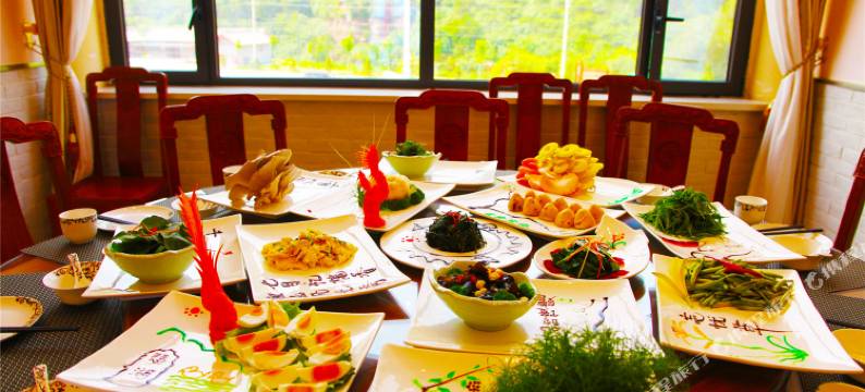 吉县人祖山忘忧山庄图片