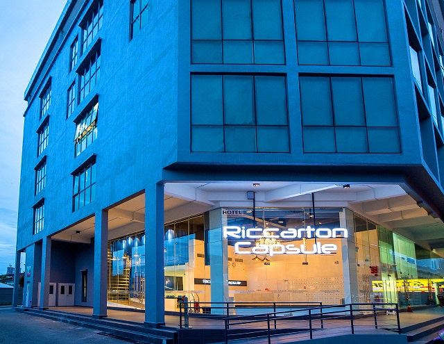 Riccarton Capsule Hotel over view