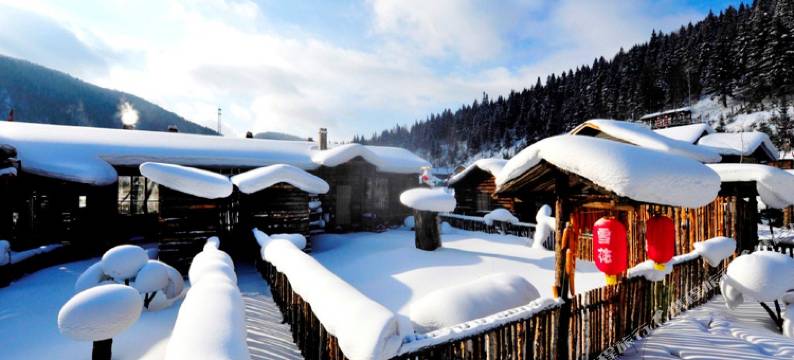 亚布力滑雪场民俗风情农家院图片