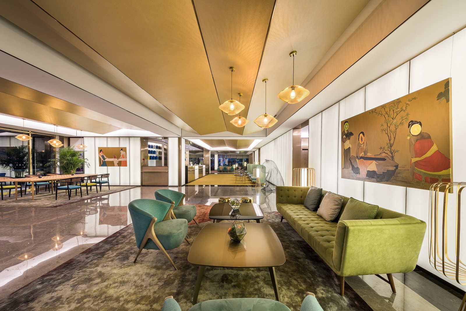 Nanjing Confucius Temple Sanshan Street Subway Station Manxin Hotel Over view