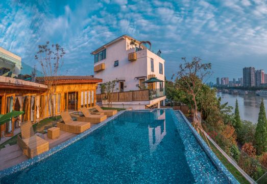 枕山栖谷民宿（乐山大佛店）外景图