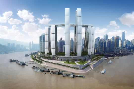 重庆熊猫loft高空江景民宿