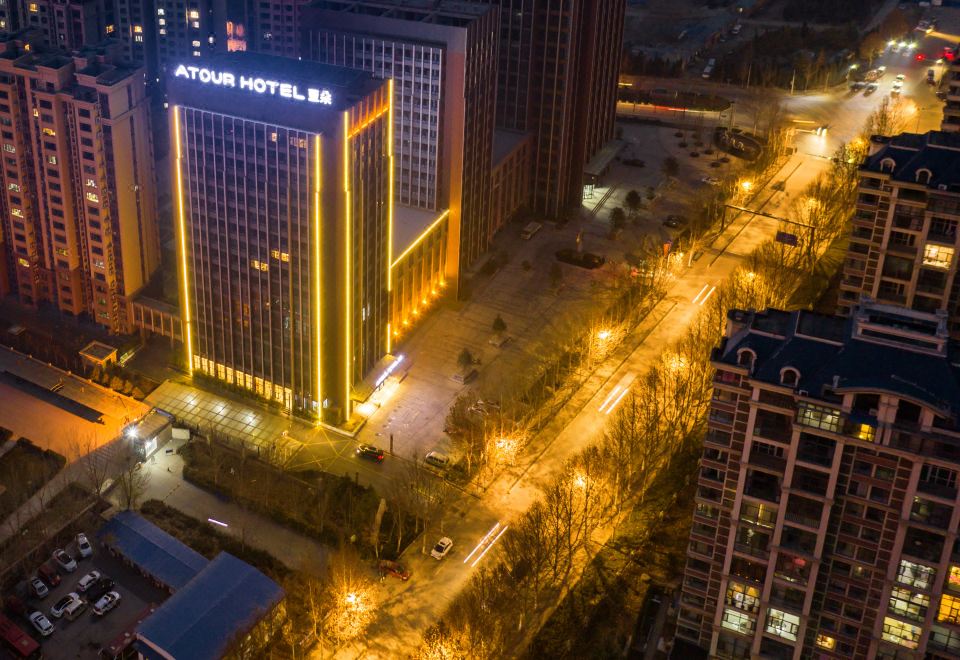 淄博高新区亚朵酒店外景图