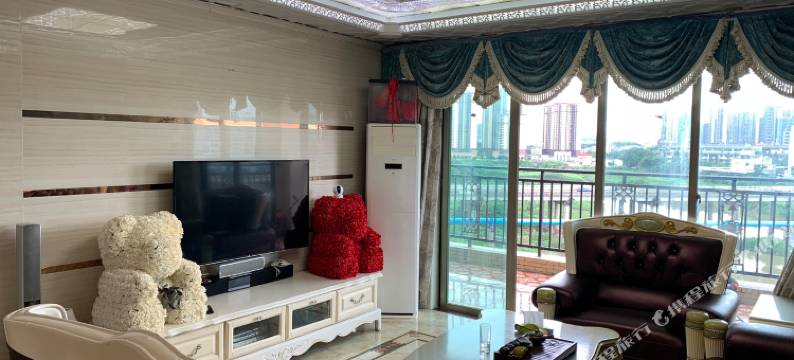 淡水温馨江景大三房公寓(府东北街1号分店)图片