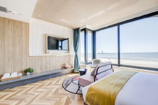 花筑·南戴河米十海景旅拍民宿(仙螺岛店)预订价格,联系电话位置地址