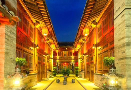 平遥古城鑫昊昇会馆（日升昌记市楼店）外景图