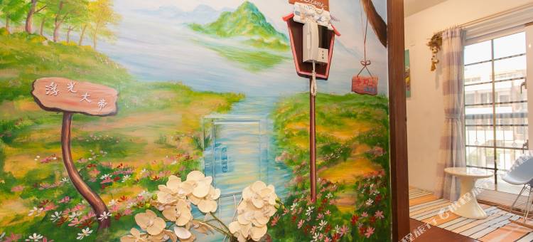 花莲白色棉花糖民宿图片