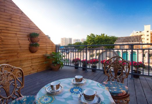 海口莫奈花园法式轻奢旅舍（骑楼老街店）外景图