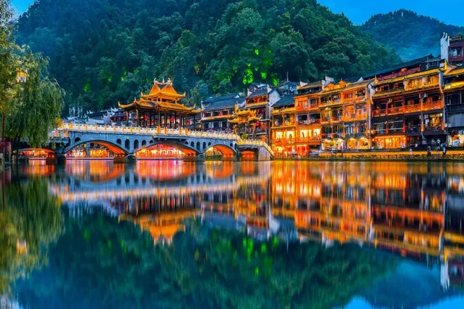 鳳凰古城夜景