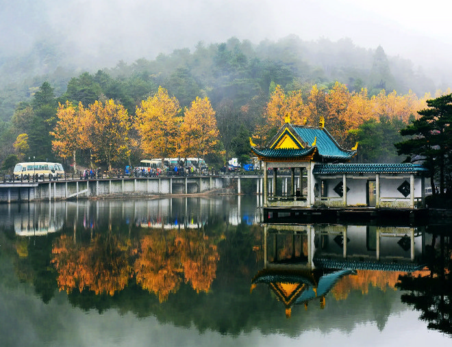【5鑽】🍁江西賞秋、人間仙境6天純玩高鐵團🍁 世遺廬山秋色、賞楓勝地~婺源石城、篁嶺曬秋(獨家歡迎儀式客家攔門酒+永安曬秋活動)、鳳凰溝+東林寺銀杏、2大明星景區《全港獨家：婺女洲+葛仙村》