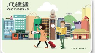 Hong Kong Octopus Tourist Octopus Card (with HKD 50 balance) Self-pickup at Hong Kong Airport
