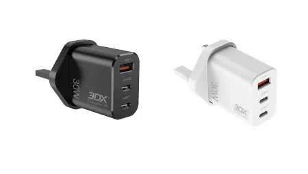 3DX - 30W氮化鎵3口充電器 | 2色