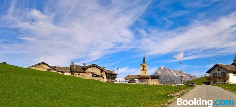 勒科因德斯梅乐泽斯旅馆(Le Coin des Mélèzes - Ski, Nature & Trek - Camere in Baita di Montagna)图片
