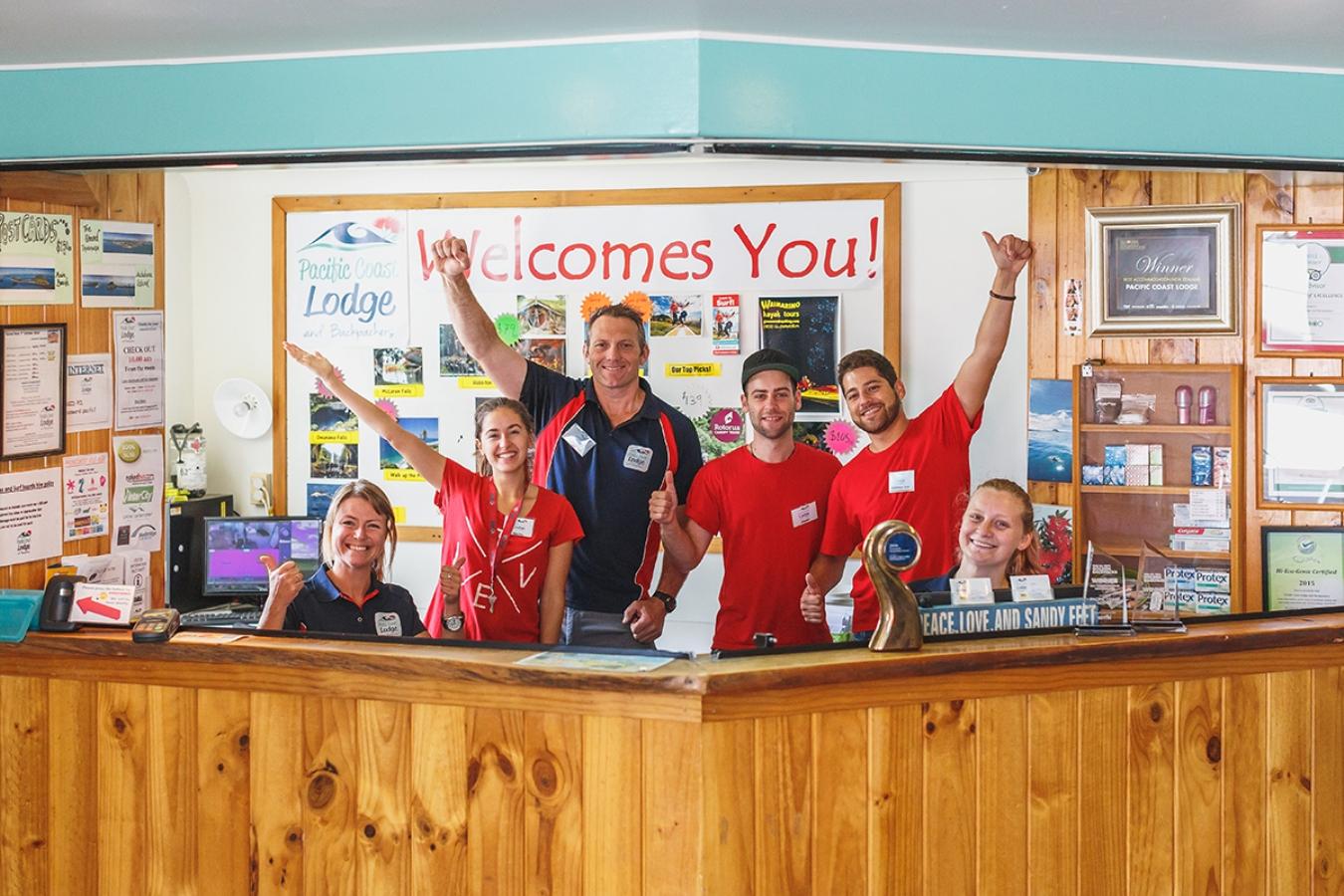 Pacific Coast Lodge and Backpackers Over view