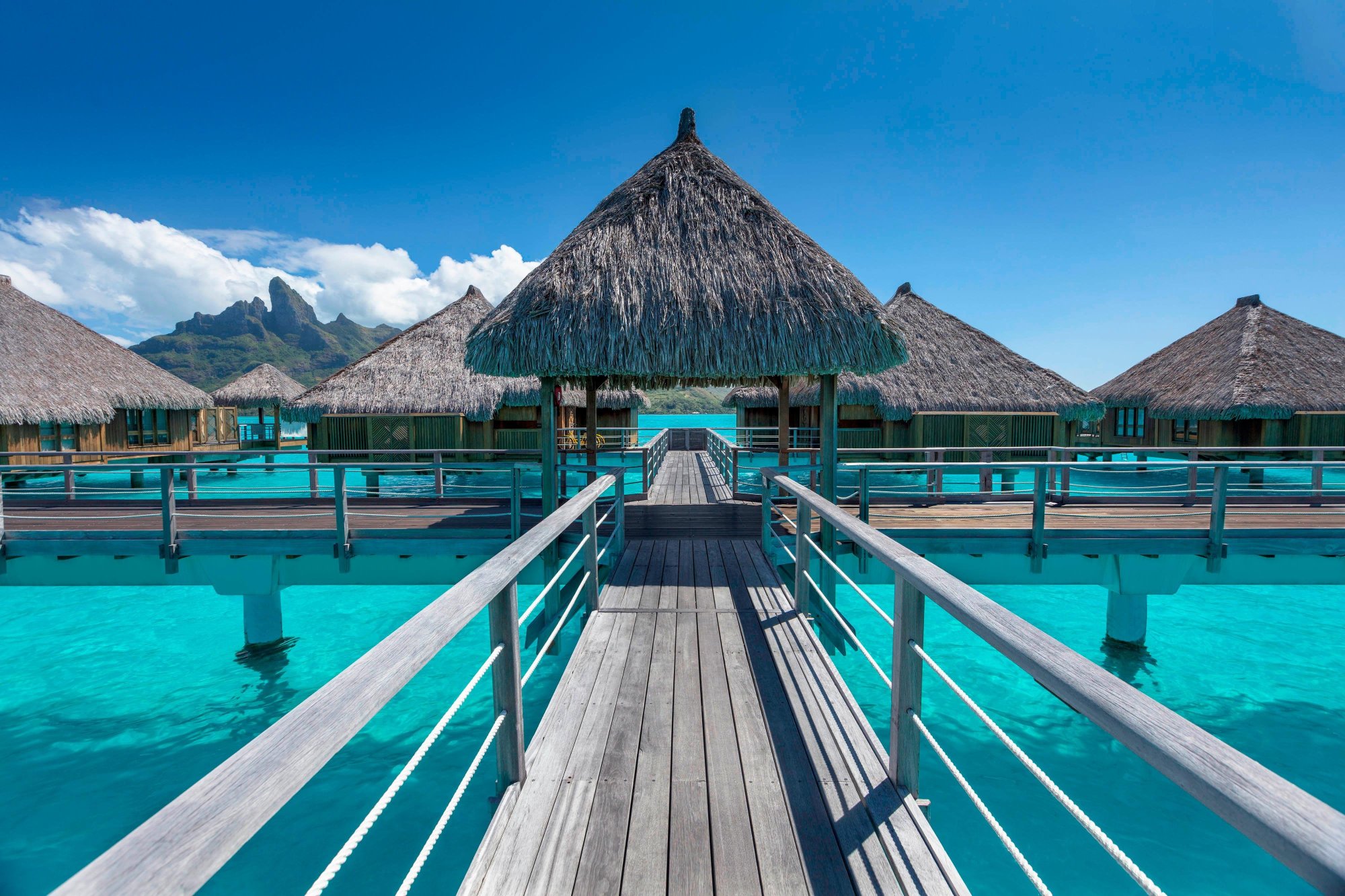 The St. Regis Bora Bora Resort Over view