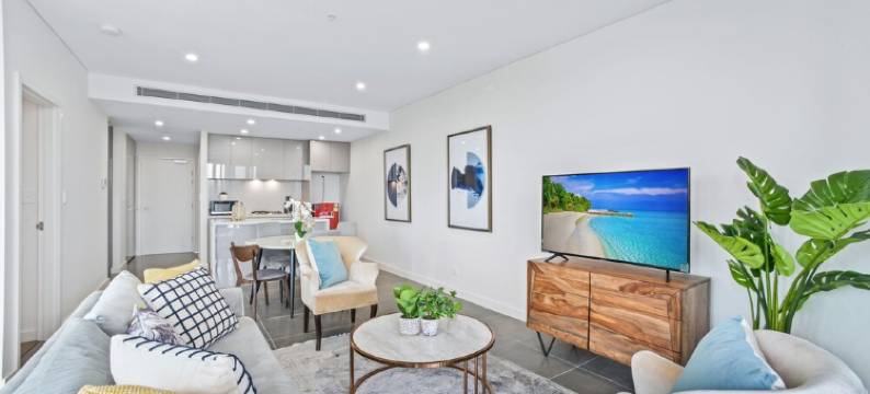 HomeHotel Extreme Luxury Apt Next to Mall & Train图片