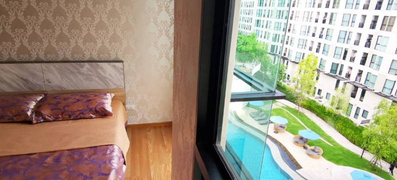 天铁站附近舒适一居室泳池健身房711便利店(Beautiful Condo Near BTS Bearing)图片