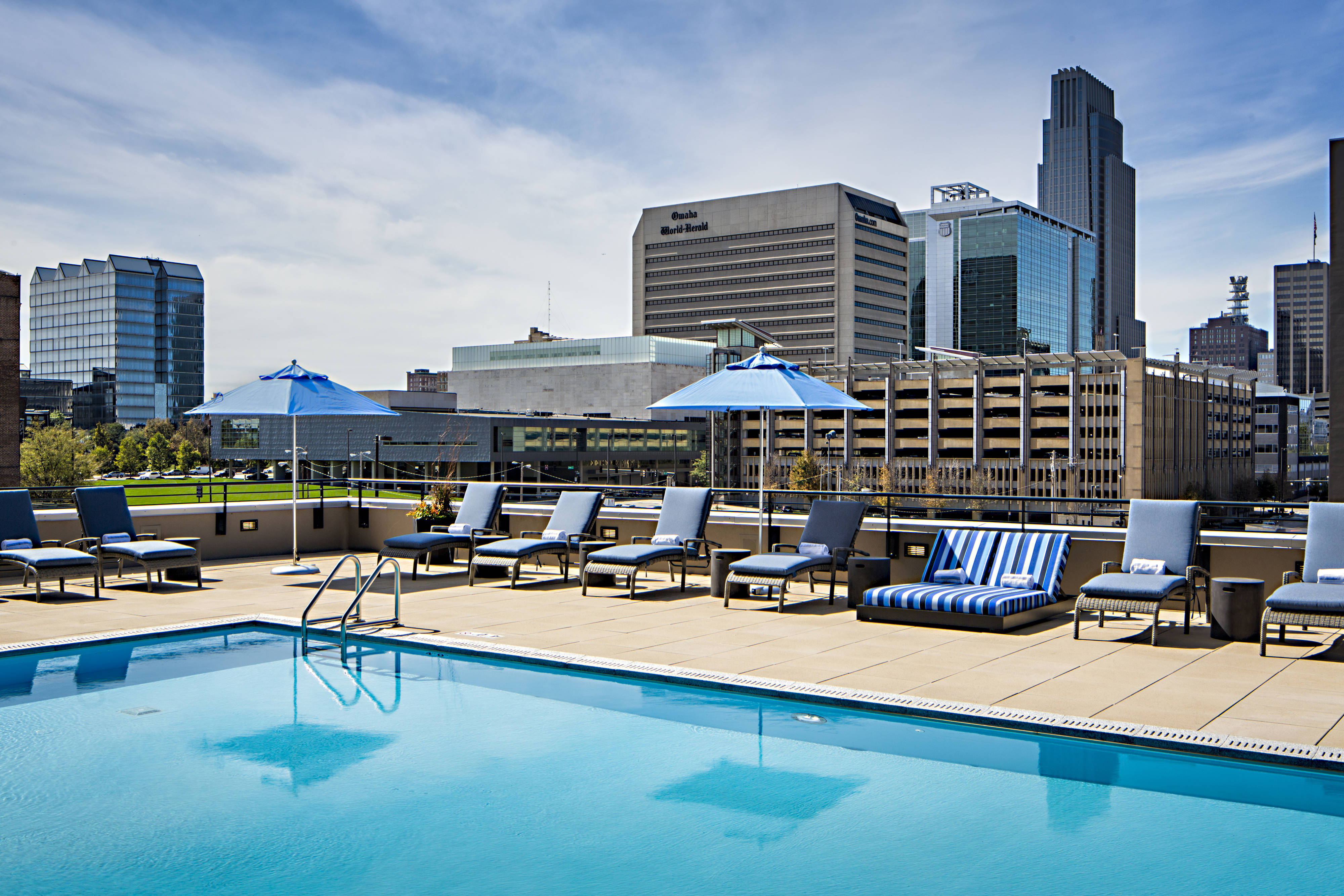 Omaha Marriott Downtown at the Capitol District Over view