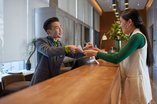 酒店按金退還