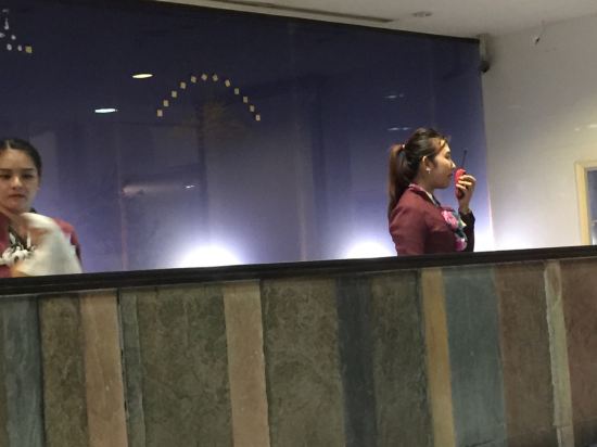 当天态度很差的服务人员