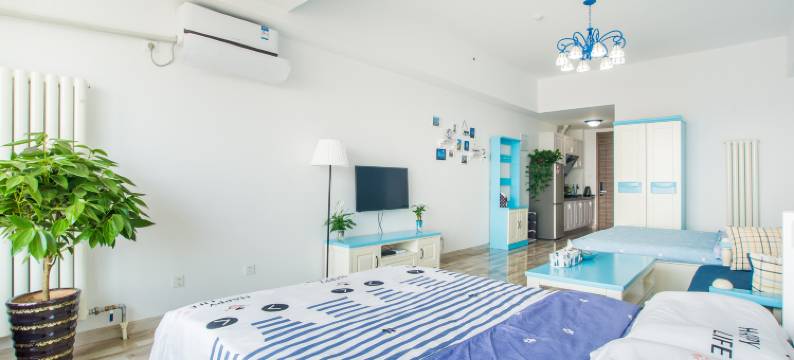 青岛海景房栈桥火车站中山路天主教堂-天蝎座公寓图片