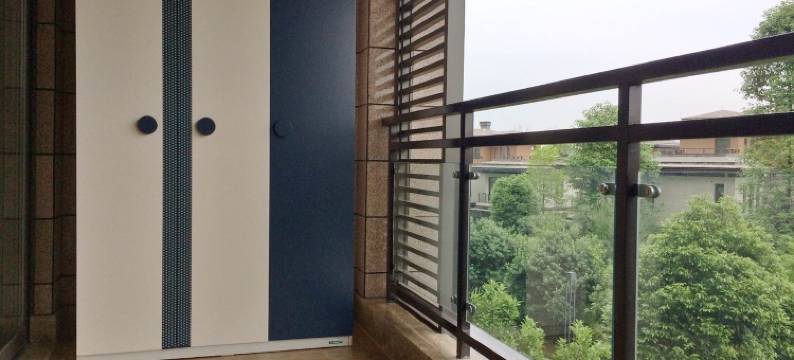 乐山峨眉山峨秀湖湖边度假小屋图片