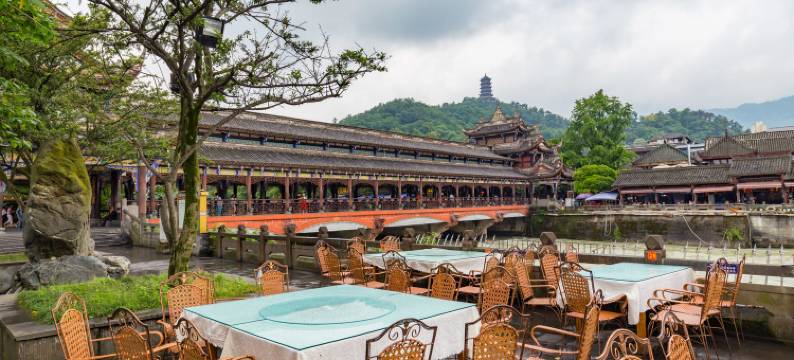 青城山致家小院图片