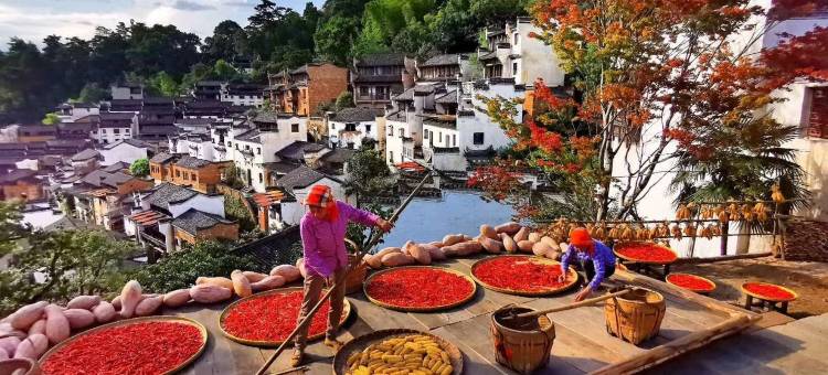 婺源石城古道山庄图片
