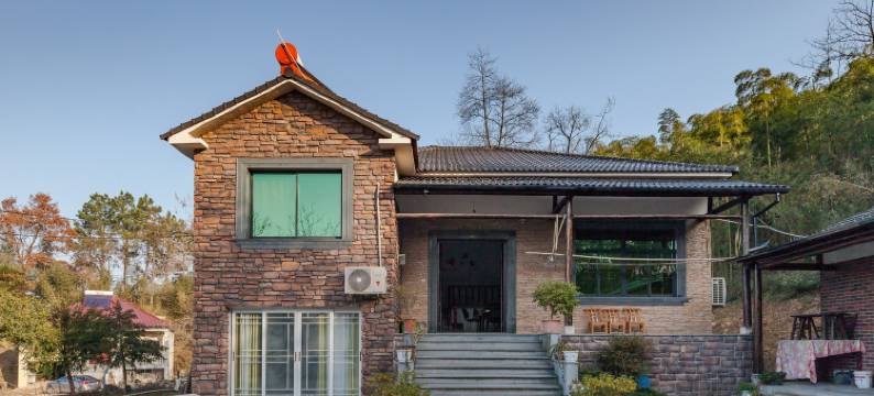 湖州安吉竹海深处的独栋别墅图片