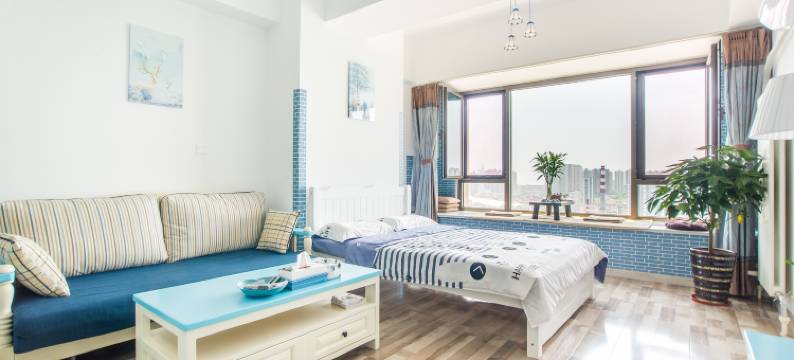 青岛海景房栈桥火车站中山路天主教堂-天蝎座公寓图片