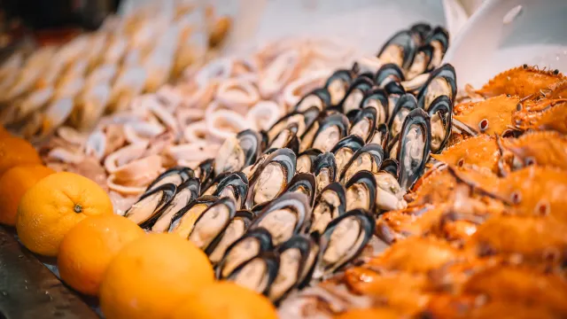 酒店海鮮自助晚餐