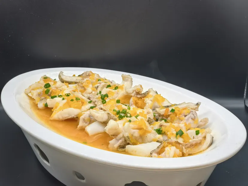 深海珍味龍躉~(位上)翅湯過橋深海大龍躉+堂焗香茅大龍躉