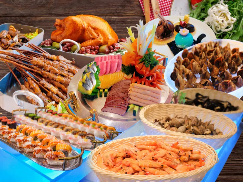豐富海鮮自助晚餐