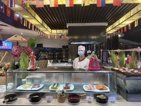 酒店海鮮自助晚餐