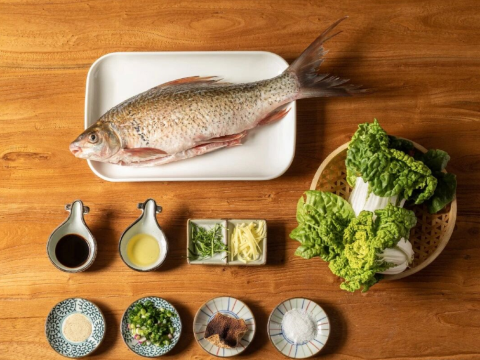 順德名菜~傳統手工魚揸掘金山宴